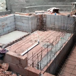proses gelaran kolam renang