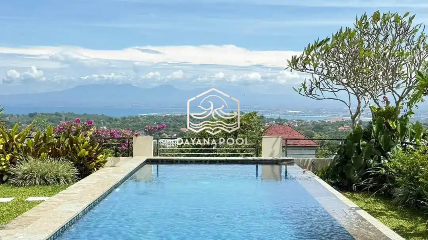 kolam renang skimmer dengan finishing batu sukabumi buatan dayanapool