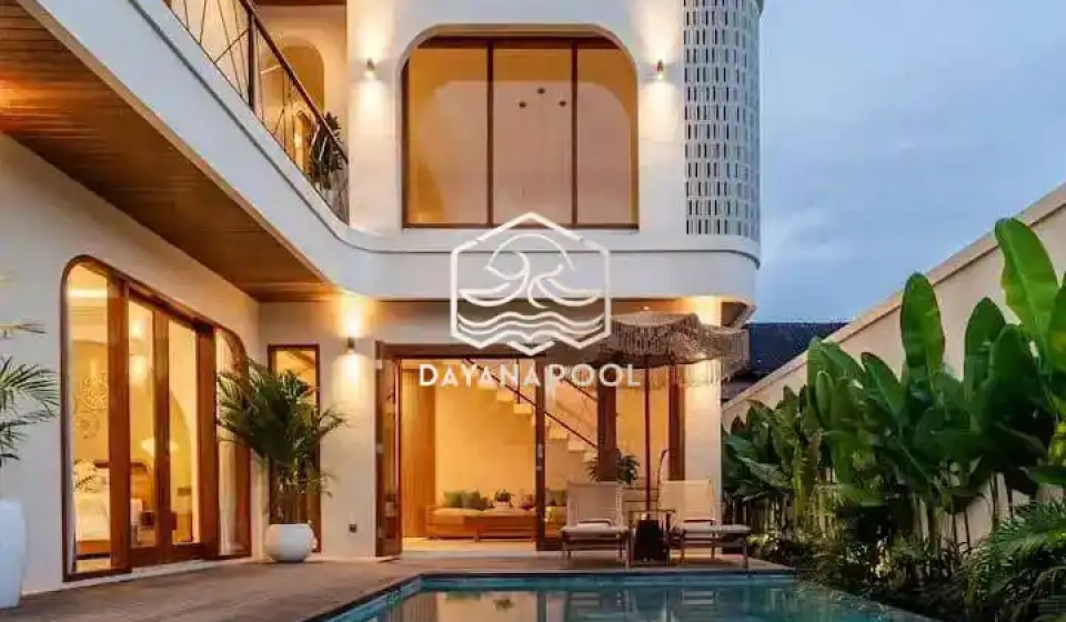 kolam renang dengan finishing batu alam sukabumi buatan dayanapool
