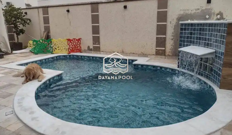 kolam renang dan waterfalll buatan dayanapool