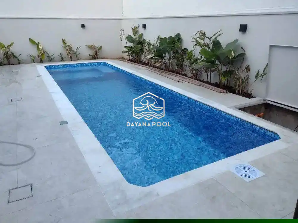 kolam renang skimmer sederhana dan fungsional
