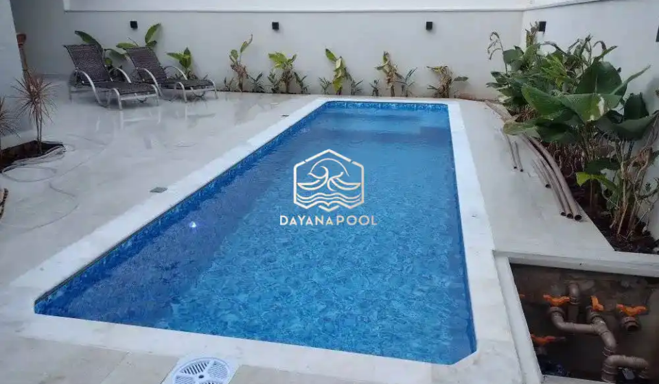 kolam renang skimmer sederhana dan fungsional