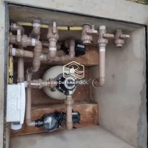 instalasi kolam renang di ruang mesin oleh dayanapool