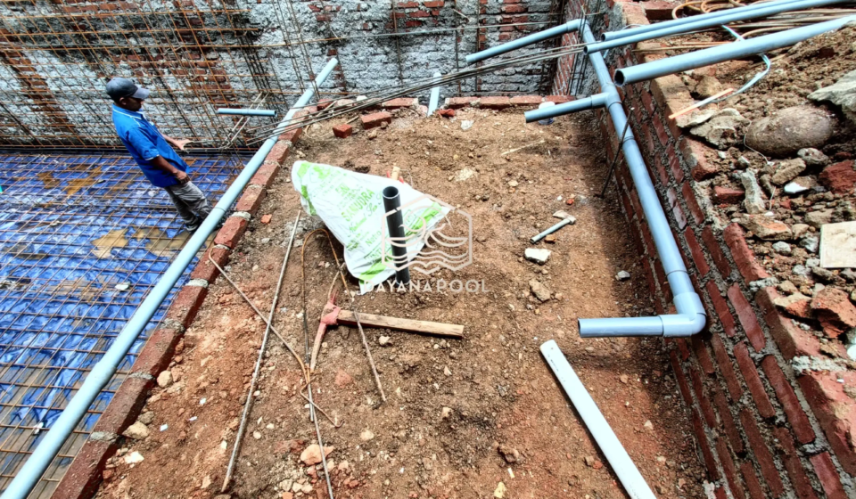 pemasangan instalasi plumbing kolam renang