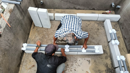 instalasi plumbing jakuzzi oleh dayanapool