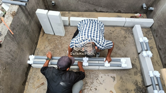 instalasi plumbing jakuzzi oleh dayanapool