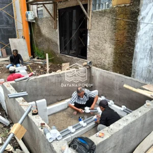 instalasi plumbing jakuzzi oleh dayanapool