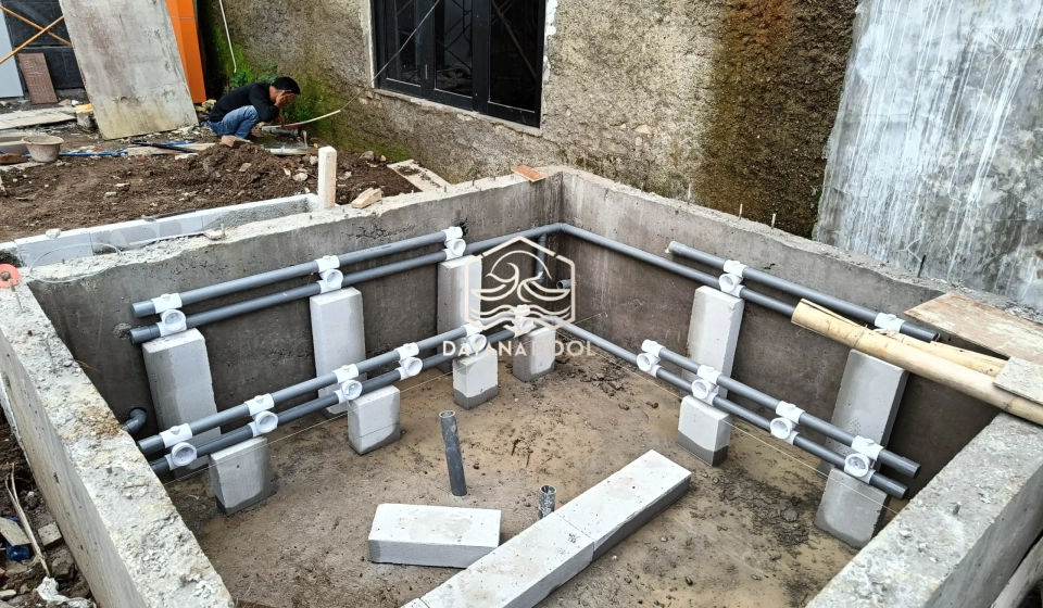instalasi plumbing jakuzzi oleh dayanapool
