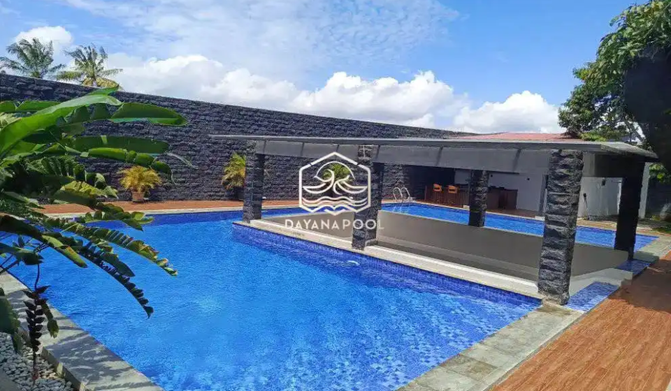 kolam renang overflow buatan dayanapol kontraktor kolam renang