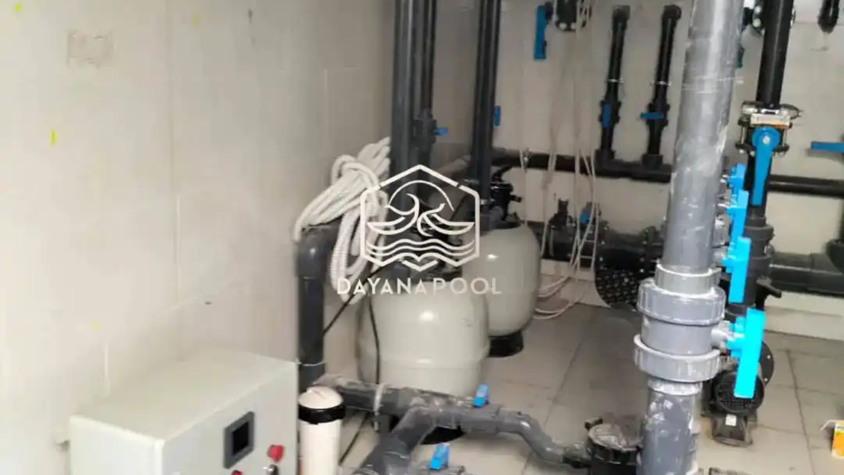 instalasi jalur ruang pompa oleh dayanapool