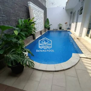 kolam renang skimmer denagn finishing keramik