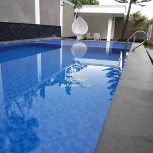 kolam renang skimmer denagn finishing keramik