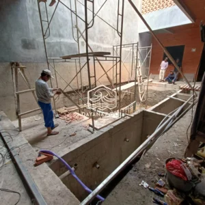 proses waterprofing kolam renang