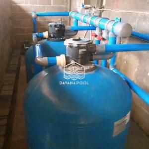 inatalasi kolam renang di ruang mesin