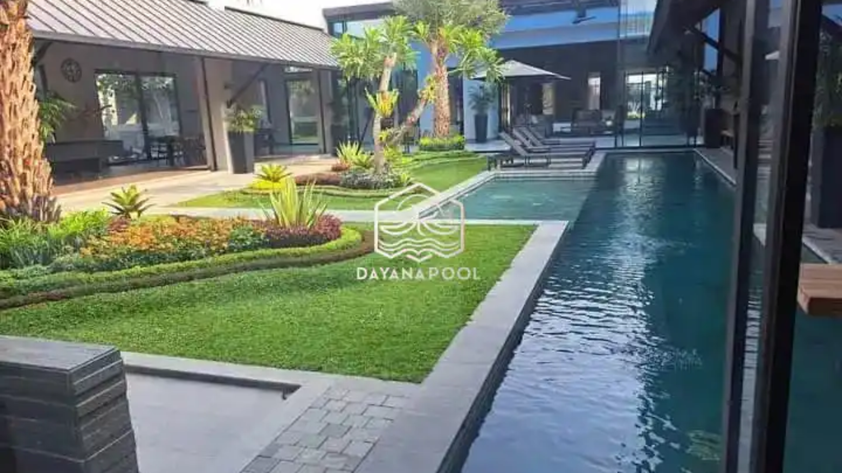 kolam renang finishing batu sukabumi hijau