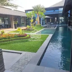 kolam renang finishing batu sukabumi hijau