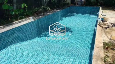 kolam renang finishing batu sukabumi hijau