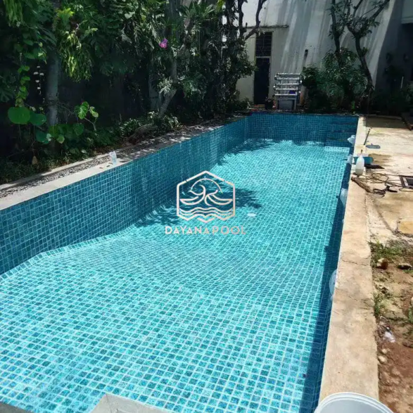 kolam renang finishing batu sukabumi hijau