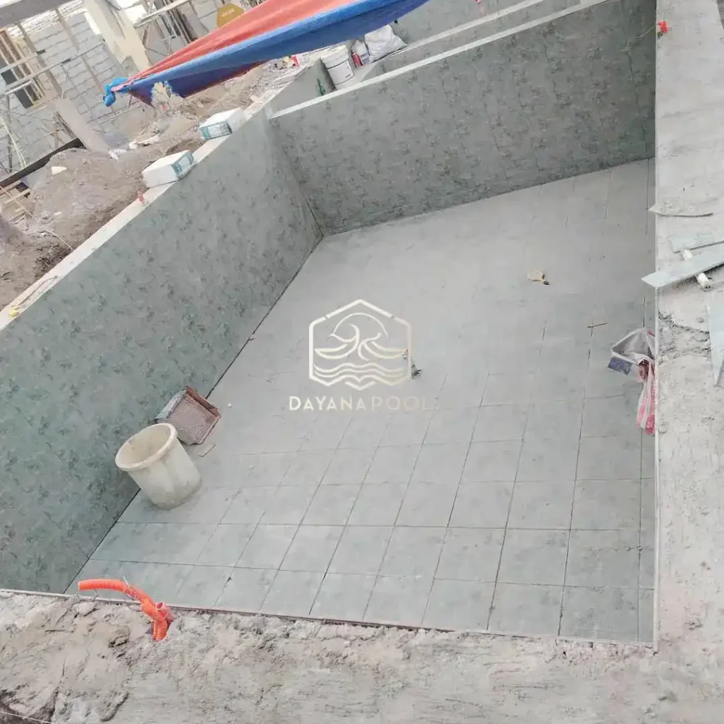 hasil pemasangan Batu kolam renang oelh dayanapool