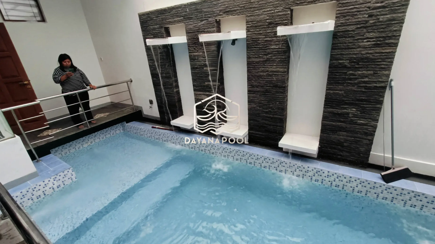 kolam renang skimmer minimalis buatan dayanapool