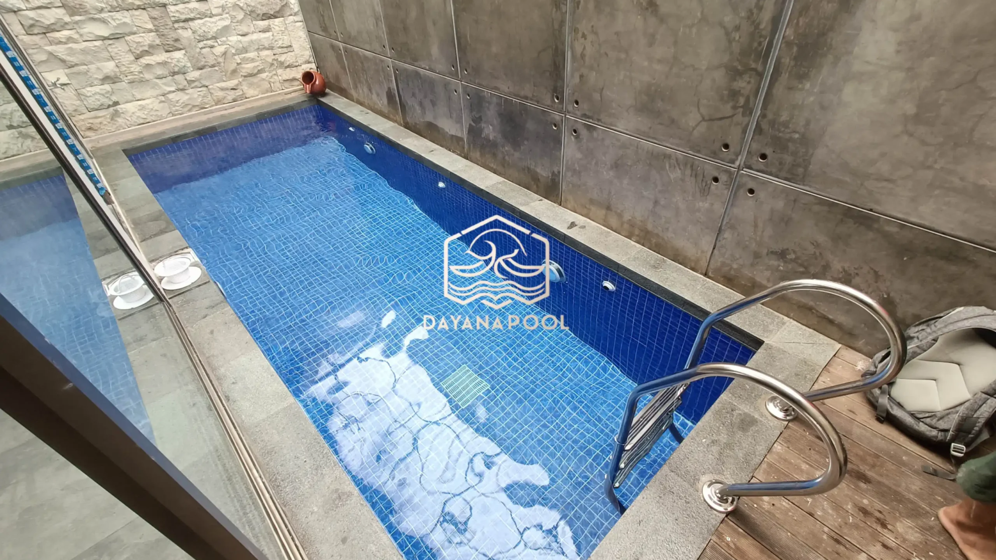 kolam renang skimmer minimalis buatan dayanapool