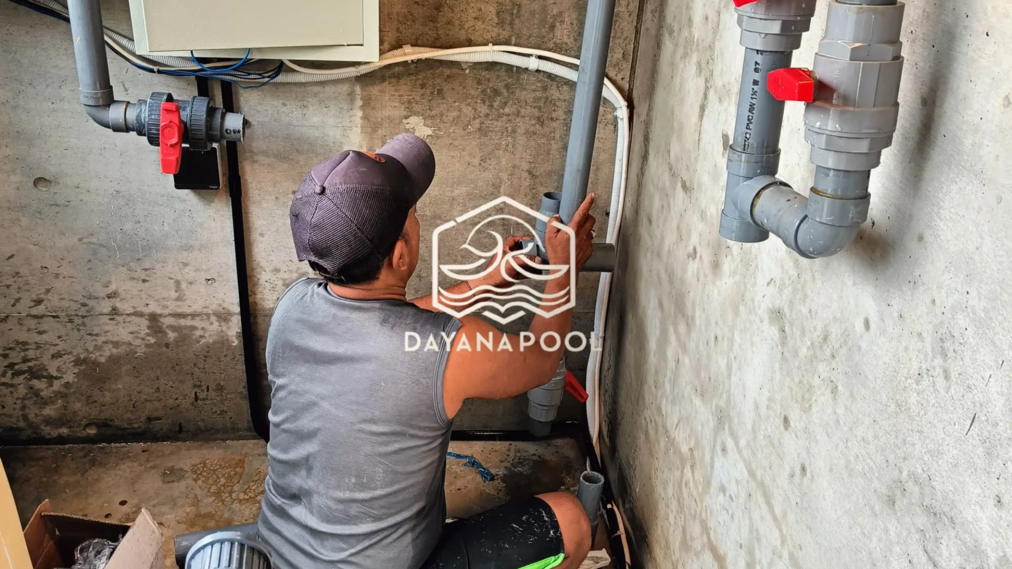 instalasi filterasi kolam renang