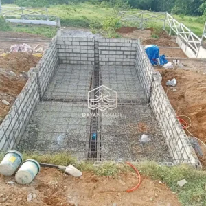 pembuatan gelaran kolam renang