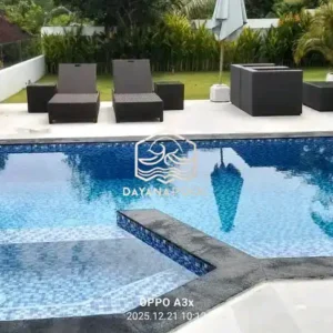 kolam renang desain futuristik buatan dayanapool
