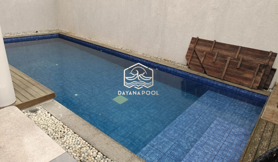 kolam renang skimmer ukuran 3x7 buatan dayanapool