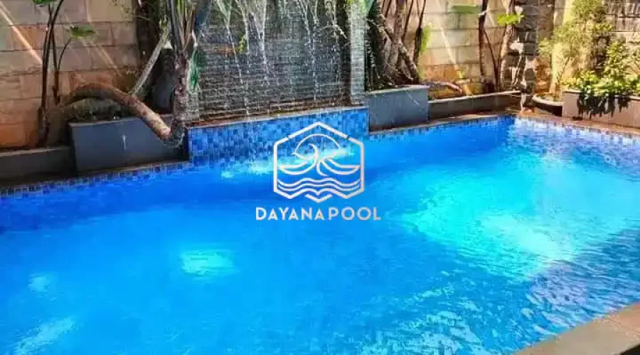 kolam renang overflow desain minimalis buatan dayanapool