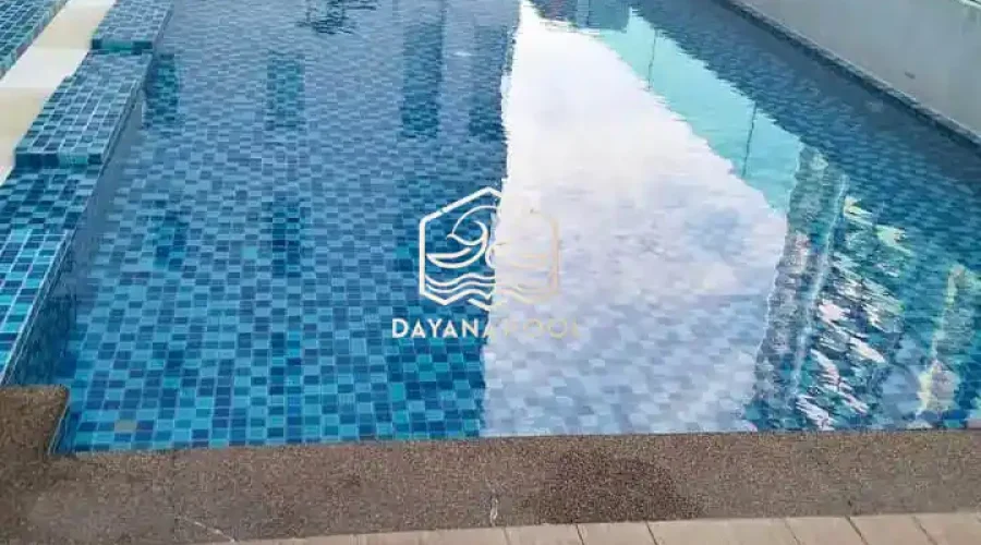 kolam renang overflow desain minimalis buatan dayanapool