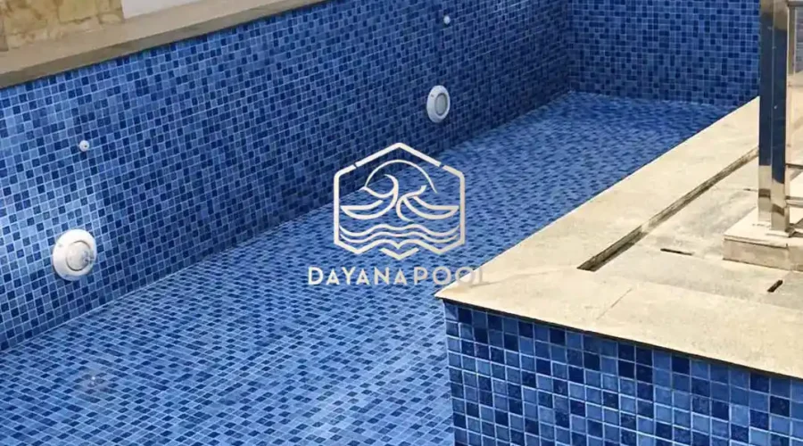 hasil pemasangan keramik kolam renang oelh dayanapool