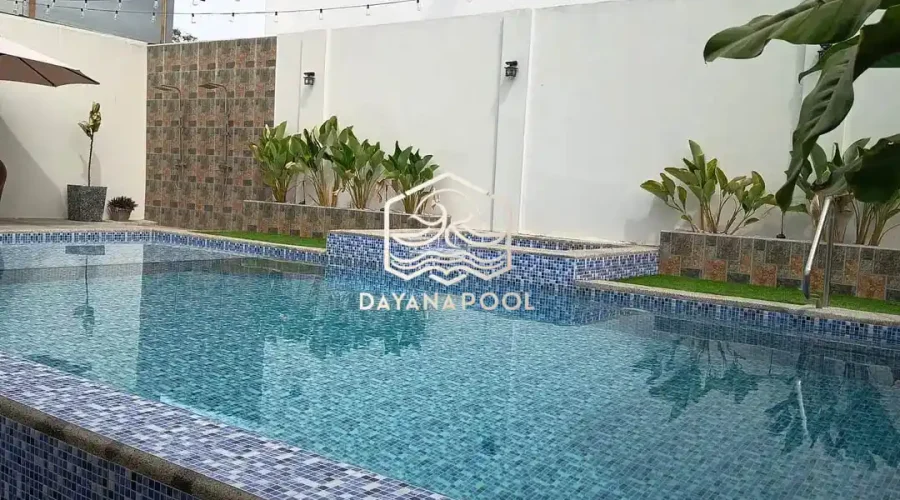 kolam renang finishing keramik buatan dayanapool