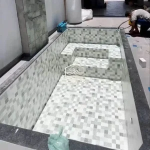 kolam renang finishing keramik