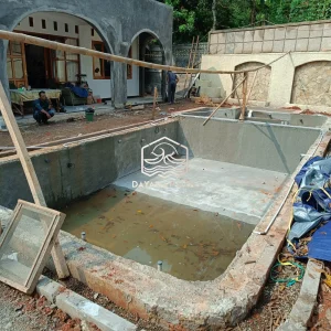 proses waterprofing kolam renang