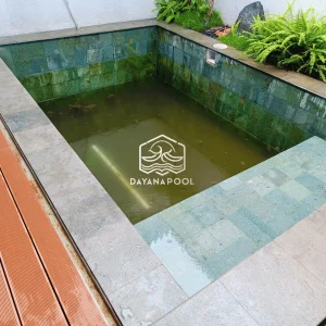 kolam renang finishing batu alam