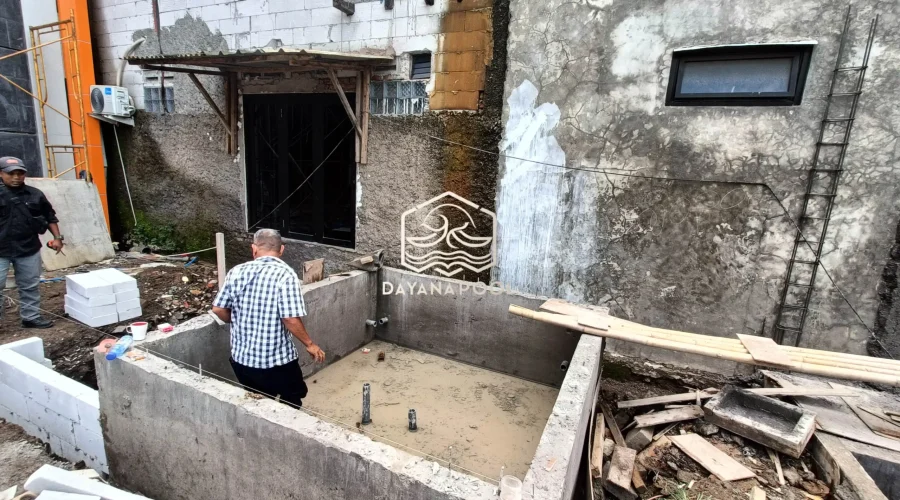 instalasi plumbing jakuzzi oleh dayanapool