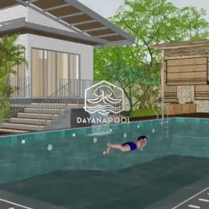 gambar 3d kolam renang